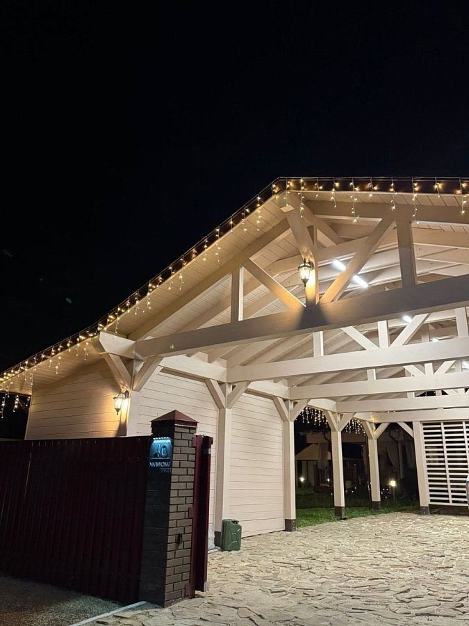 Навес для автомобилей с хозблоком САНРЕМО