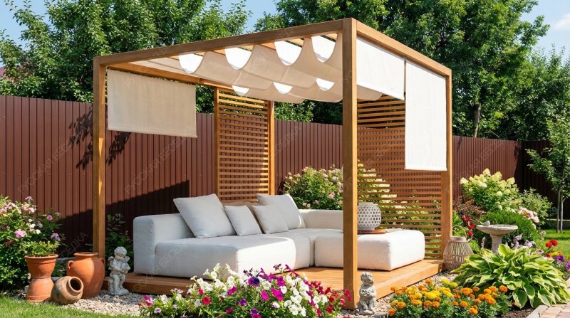 Современная беседка УТРЕННЯЯ ЗВЕЗДА