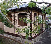 Квадратная беседка ВОСТОЧНАЯ АЗИЯ 4х4