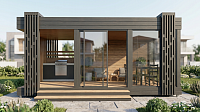 Закрытая беседка Новый Стиль