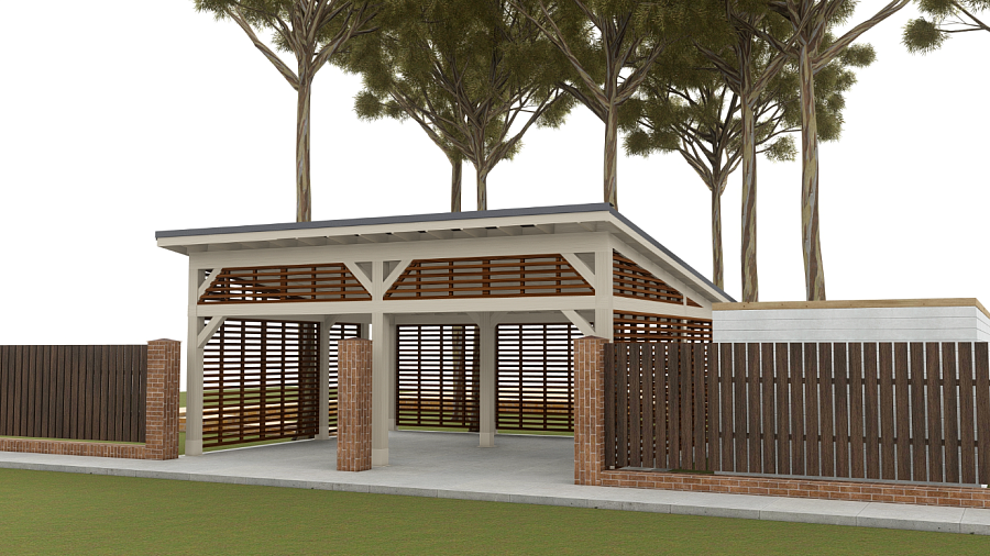 Навес односкатный СОКОЛ