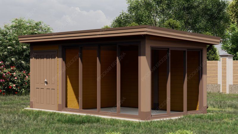 Застекленная беседка ЛИНГА