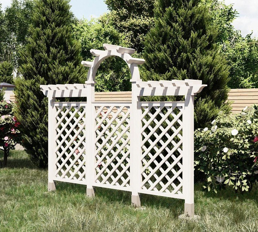 Деревянная шпалера Степановское