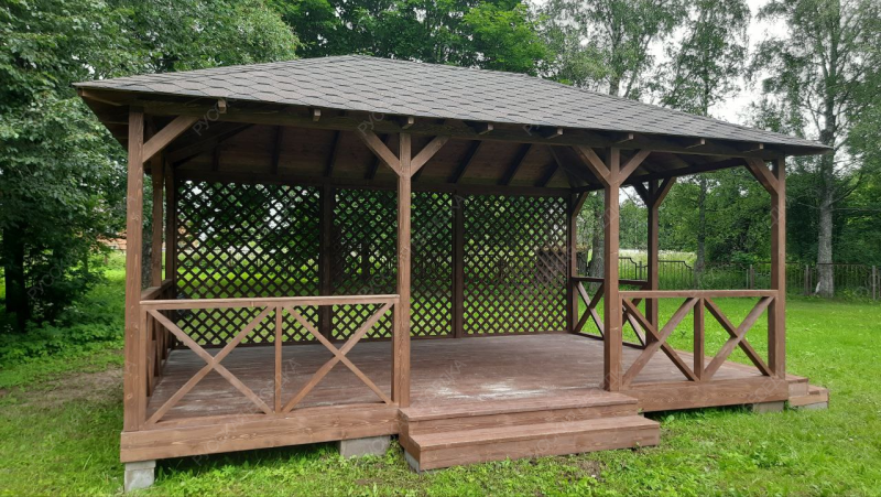Прямоугольная беседка Флорида