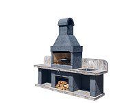 Печь № 16 — Печь барбекю с двумя рабочими столами (или мойкой)