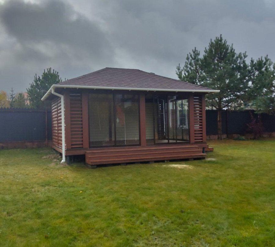 Закрытая беседка Балтика 4,5х6