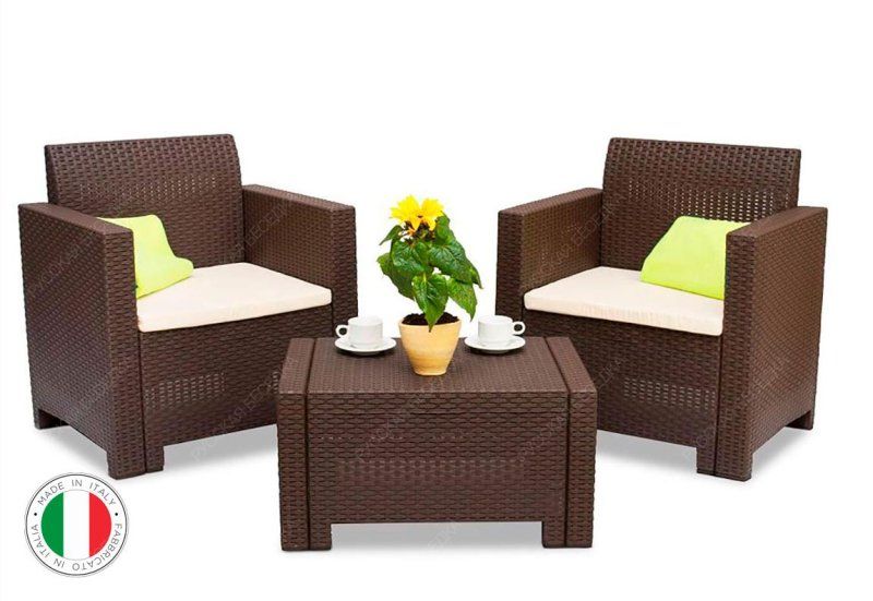 Комплект мебели NEBRASKA TERRACE Set (стол, 2 кресла)