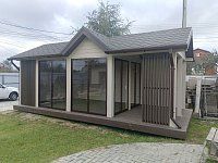 Закрытая беседка ШАЛЕ 2А 3,5х7,3