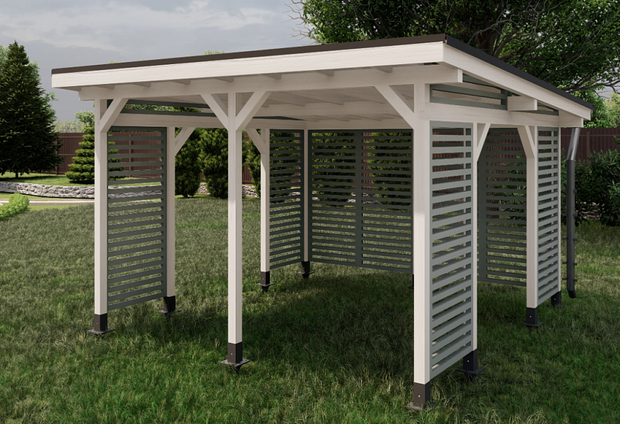 Квадратная беседка НИКА