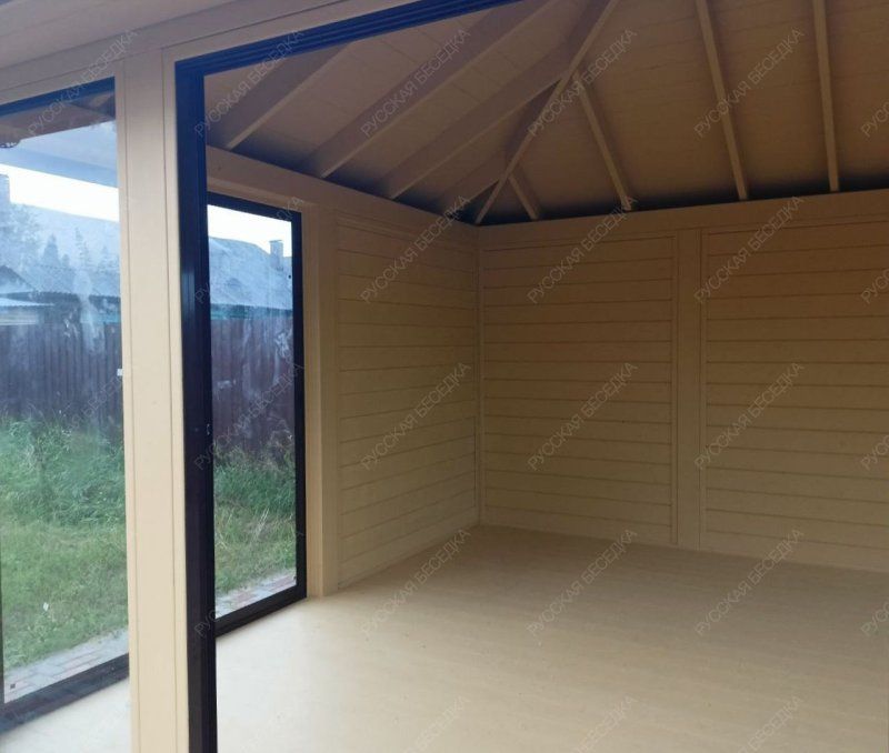 Застекленная беседка АННЭТ 4х5