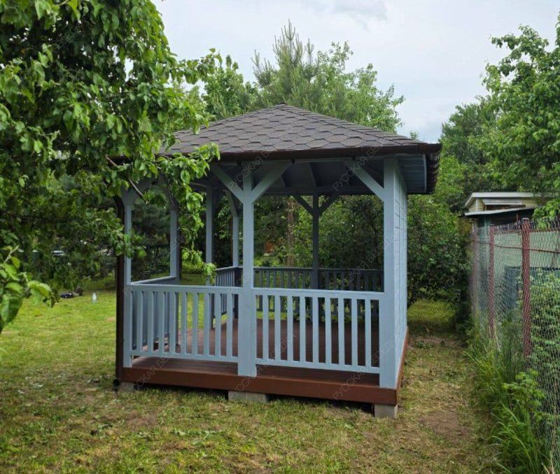 Прямоугольная беседка АЛЬКОР